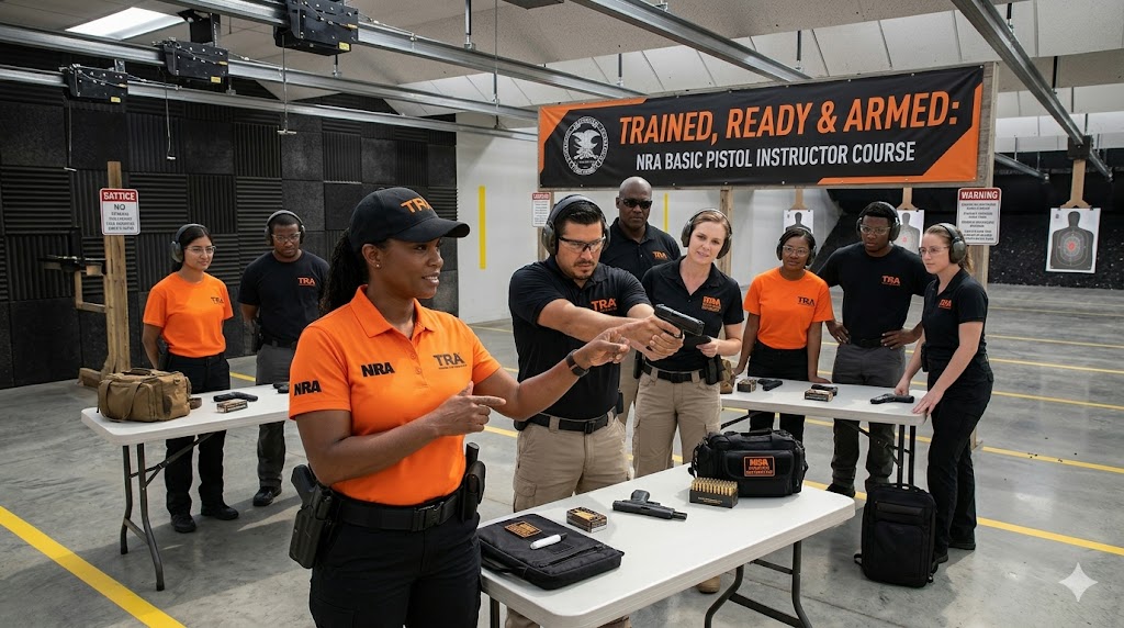 Become a NRA Basic Pistol Firearms Instructor $289