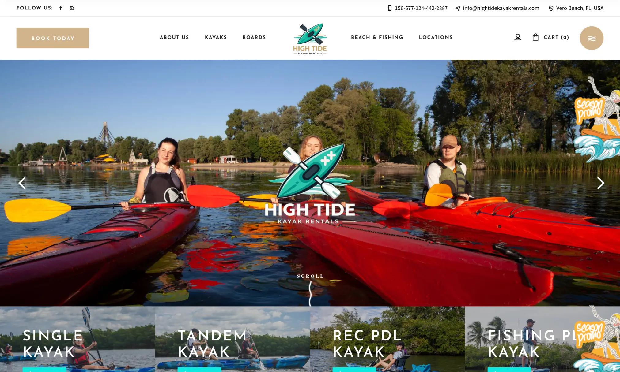 High Tide Kayak Rentals